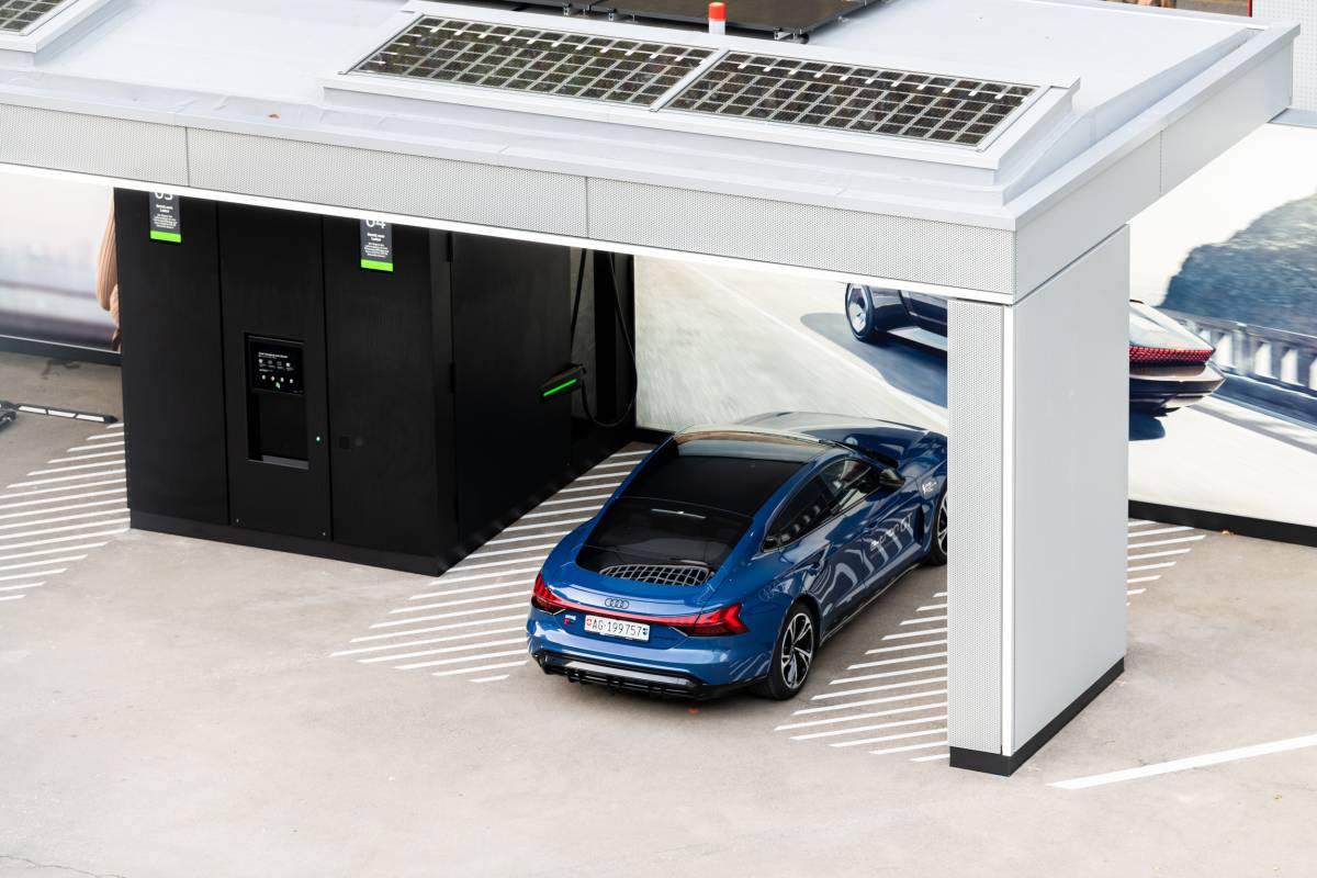 Erste Bilanz: Audi Charging Hub in Zürich ist positiv aufgeladen