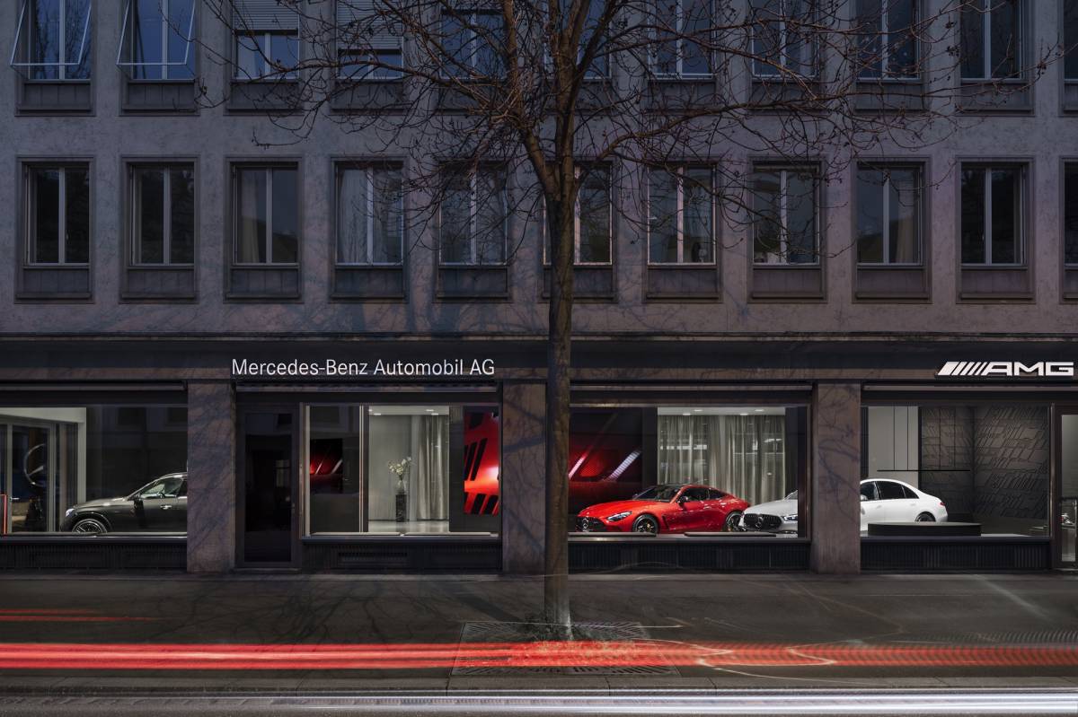 Europaweit erster Stars@Mercedes-Benz Store in Zürich eröffnet
