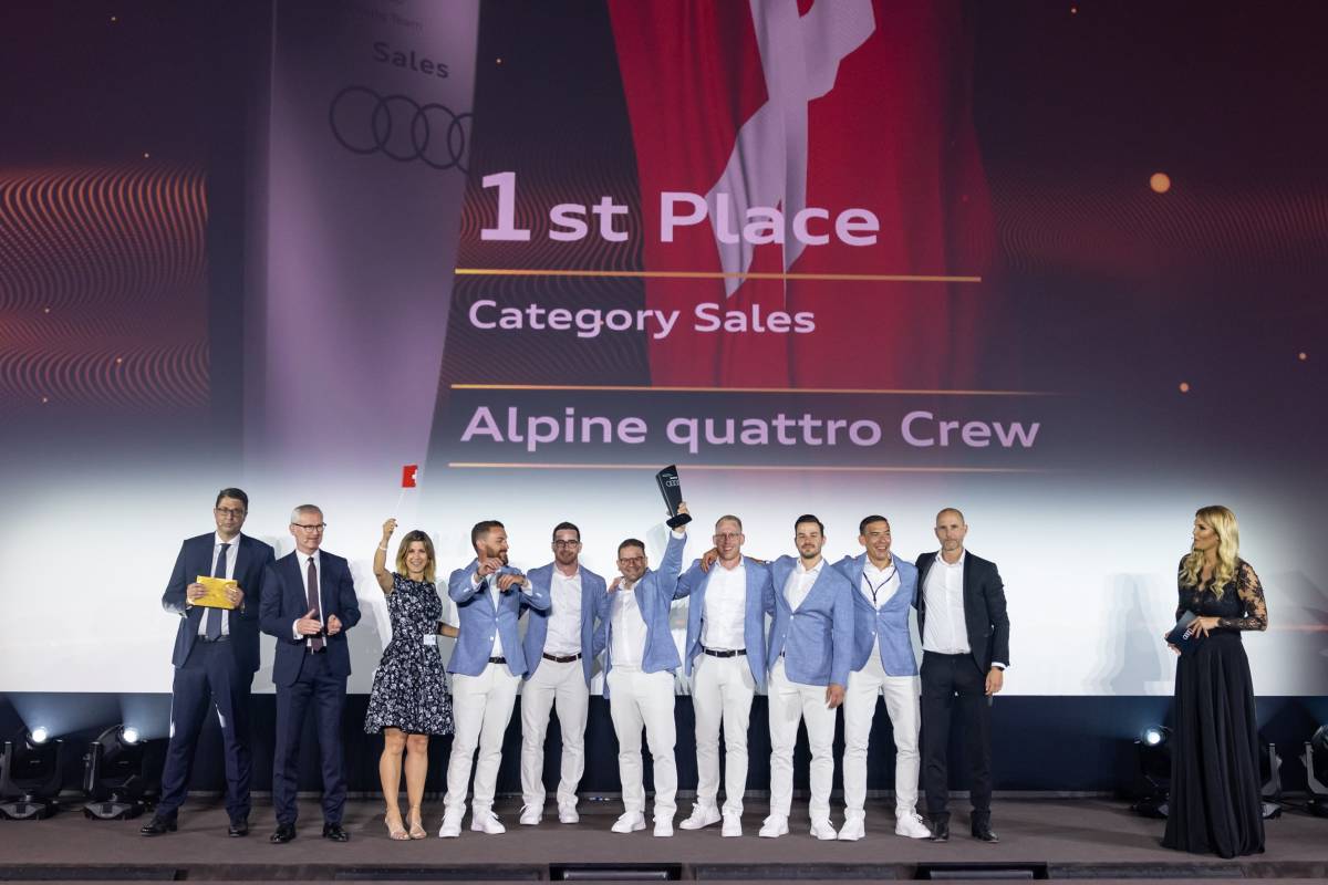 Audi Twin Cup 2024: Das Schweizer Team holt sich den Weltmeistertitel in der Kategorie Sales