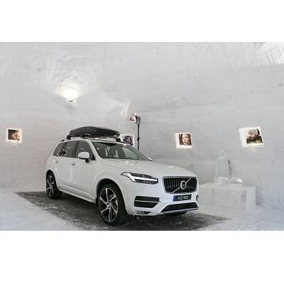 Rekord-Schneeiglu auf dem Rotenboden: Höchster Volvo-Showroom der Welt
