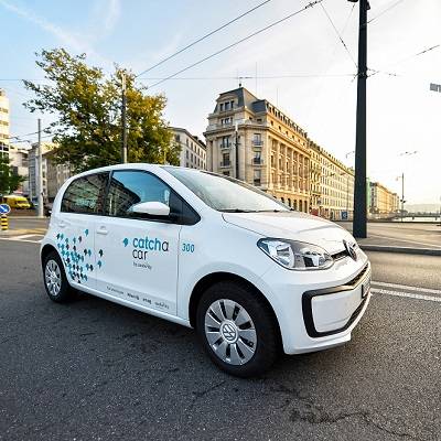 Neues Carsharing-Angebot Catch a Car startet in Genf