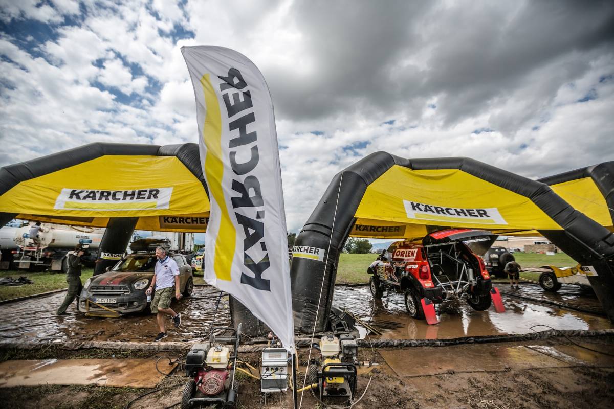 Kärcher war zum sechsten Mal bei der Rallye Dakar dabei