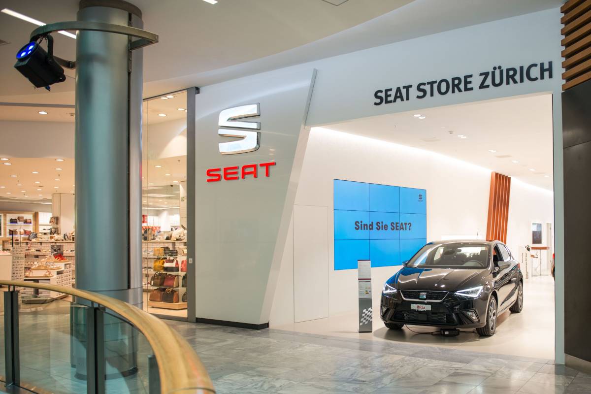 Seat eröffnet Marken-Store im Glattzentrum
