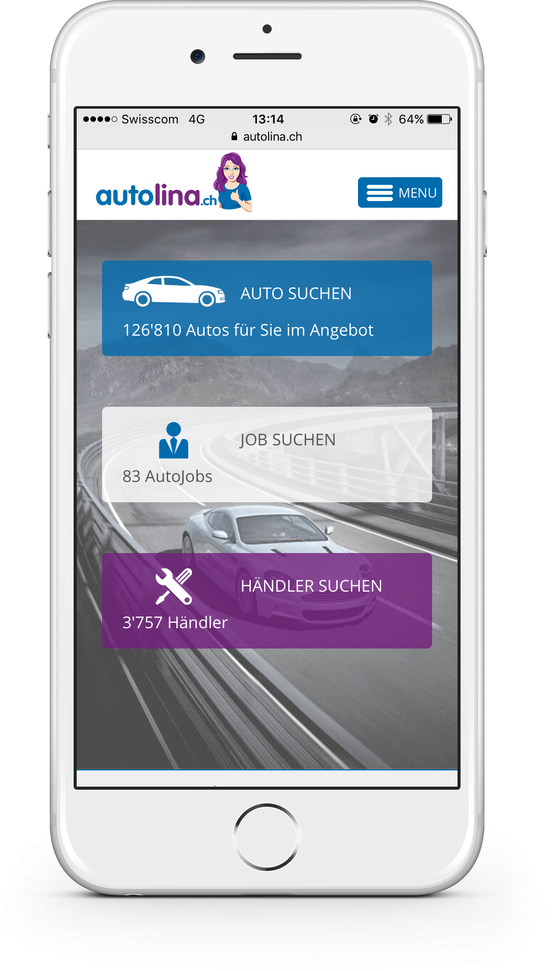 Autolina lanciert App für iOS und Android