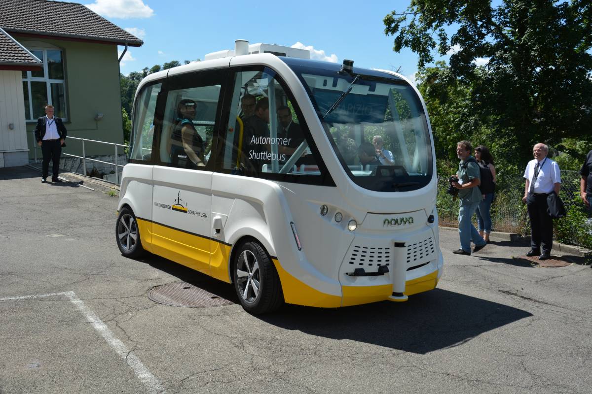 Selbstfahrender Bus: «Silicon Valley» in Schaffhausen