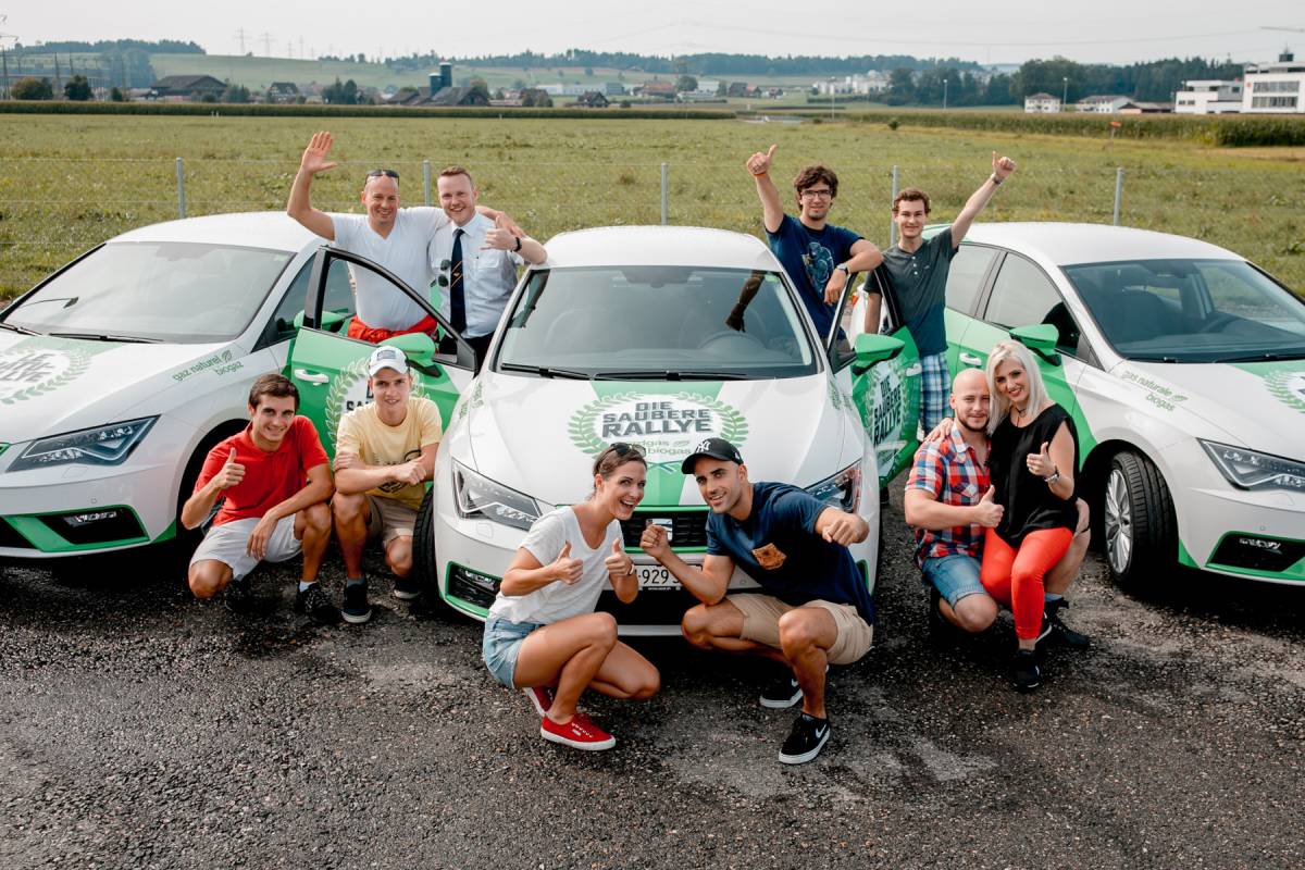 «Die saubere Rallye» mit Erdgas/Biogas