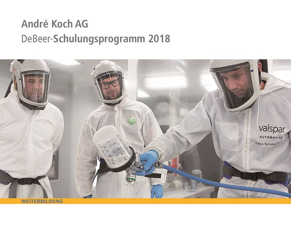 Die André Koch AG bietet erstmalig Schulungsprogramm für DeBeer Refinish an