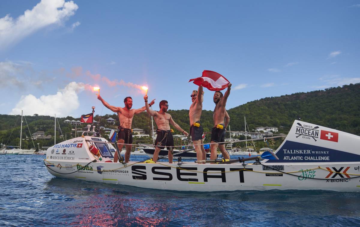 Mit Seat als Partner rudert das Swiss Mocean Team über Atlantik