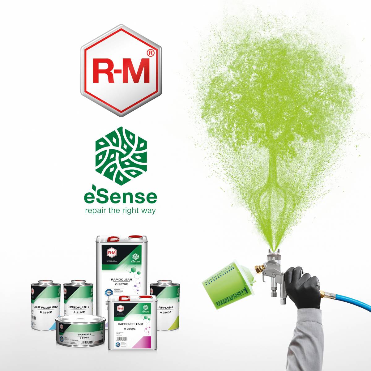 BASF Premiummarke R-M lanciert ressourcenschonende Produktlinie
