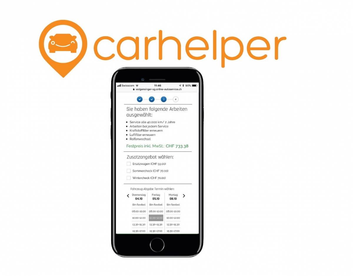 Carhelper.ch mit neuen Tools an der Auto Zürich 