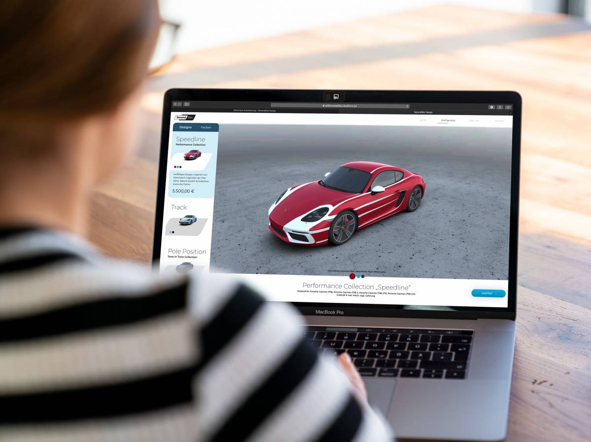 Ganz persönlich: Porsche Digital startet Online-Plattform für Fahrzeugfolierungen