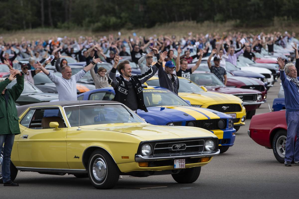 Pony-Parade: Ford stellt Weltrekord für grösstes Mustang-Treffen auf 