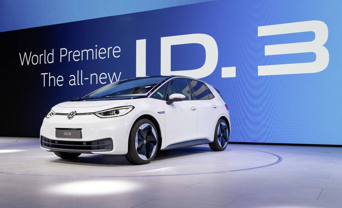 Bridgestone bringt den VW ID.3 ins Rollen