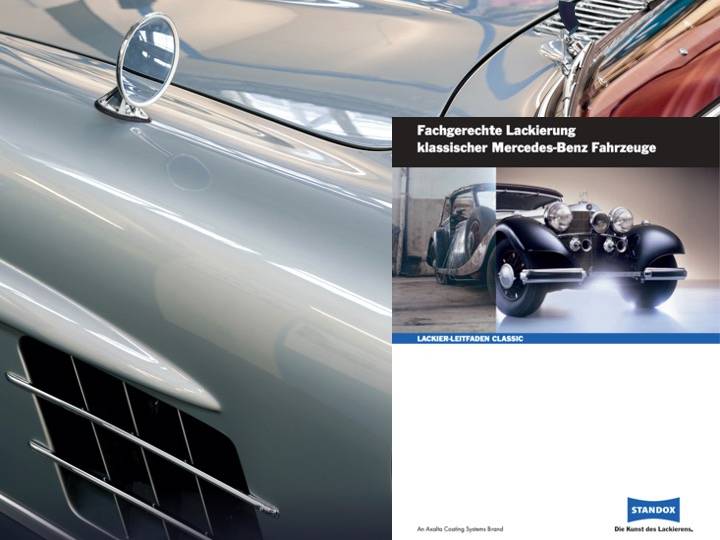 Standox überarbeitet Reparatur-Leitfaden für klassische Mercedes-Benz-Fahrzeuge