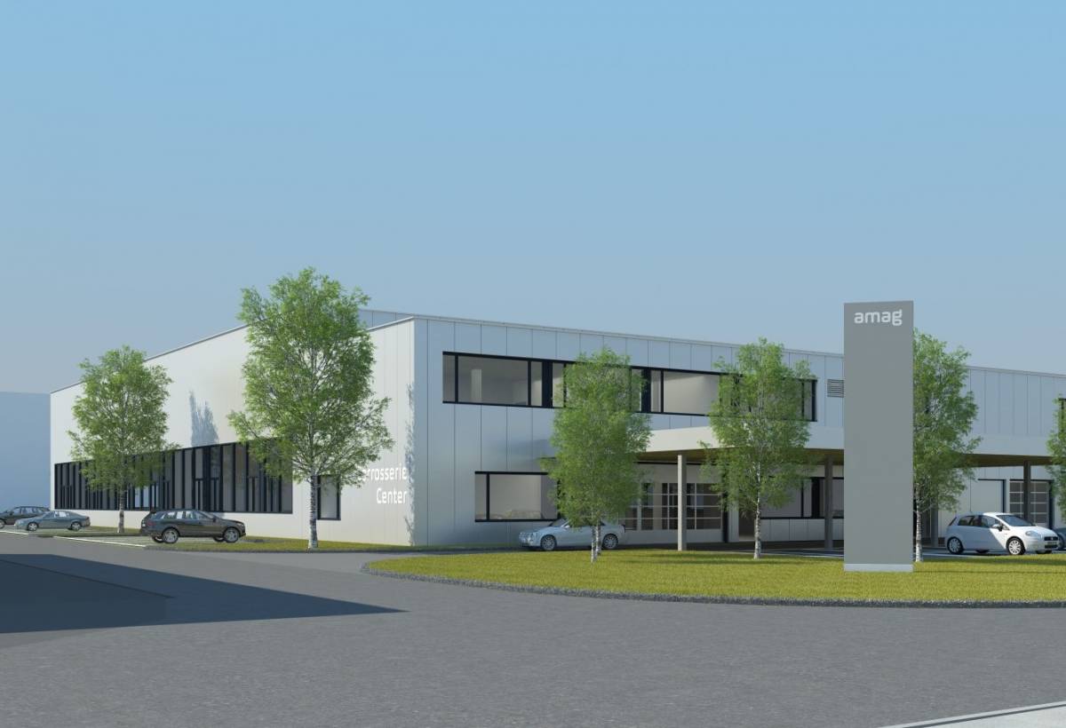 Neues AMAG Carrosserie Center in Wettswil am Albis