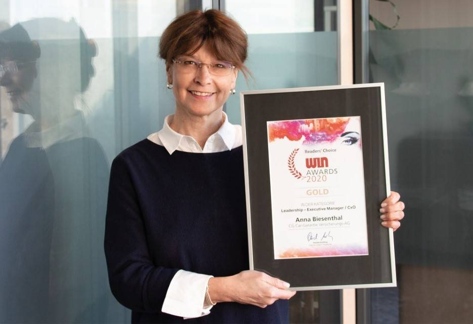 Auszeichnung in Gold für Anna Biesenthal bei den WIN-Awards 2020