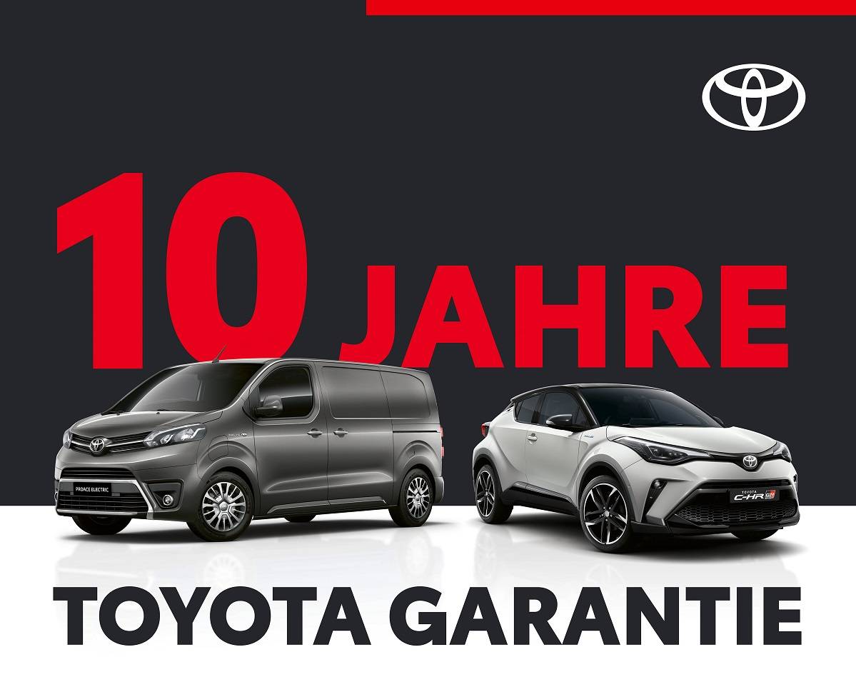 Toyota führt 10-Jahres Garantie ein