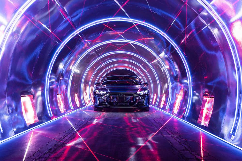 Auch Audi e-tron GT quattro auf Hankook EV-Reifen unterwegs