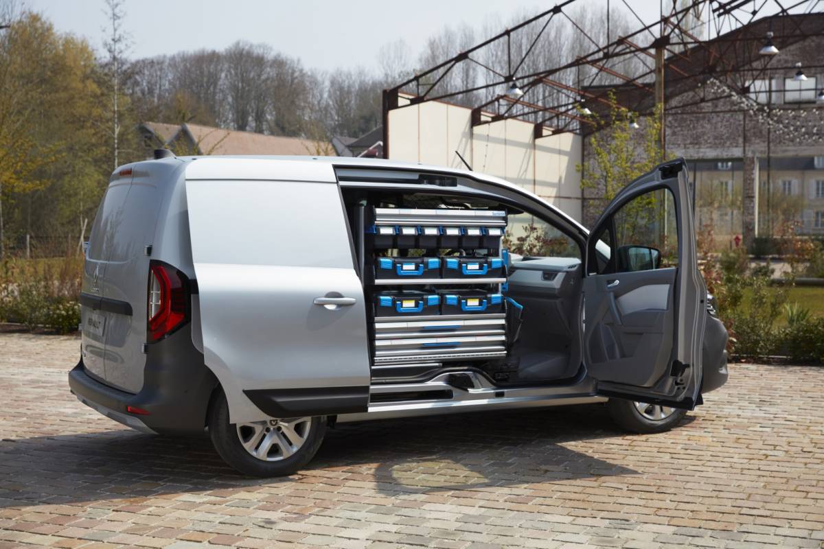 Renault Kangoo Van: Arbeiten leicht gemacht dank Sortimo