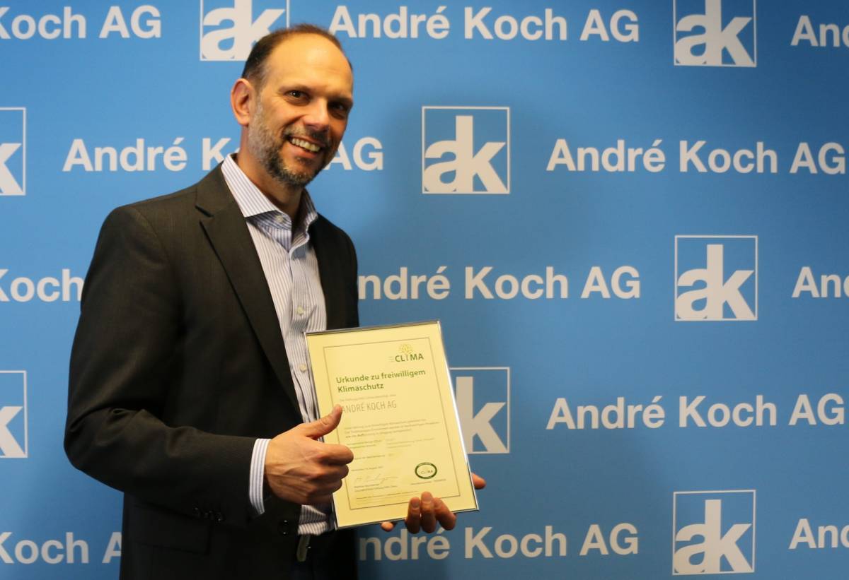 Die André Koch AG kompensiert freiwillig ihren CO2-Fussabdruck