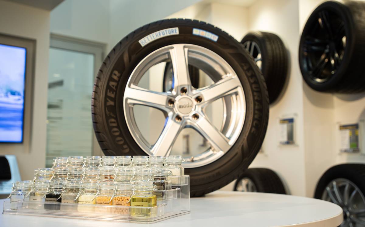 Goodyear entwickelt Reifen aus 70 Prozent nachhaltigen Materialien