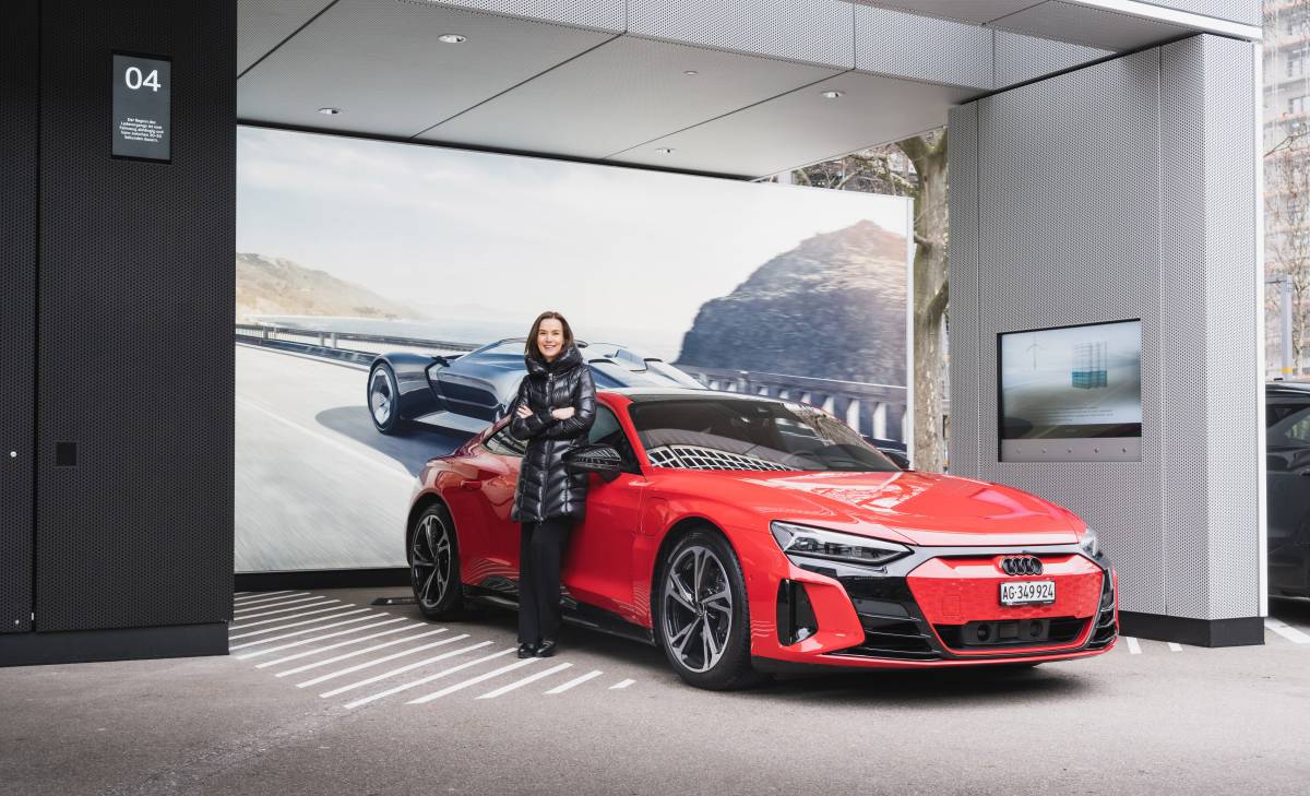 Zurück in die Zukunft – Elektrisierende Reise des Audi charging hub