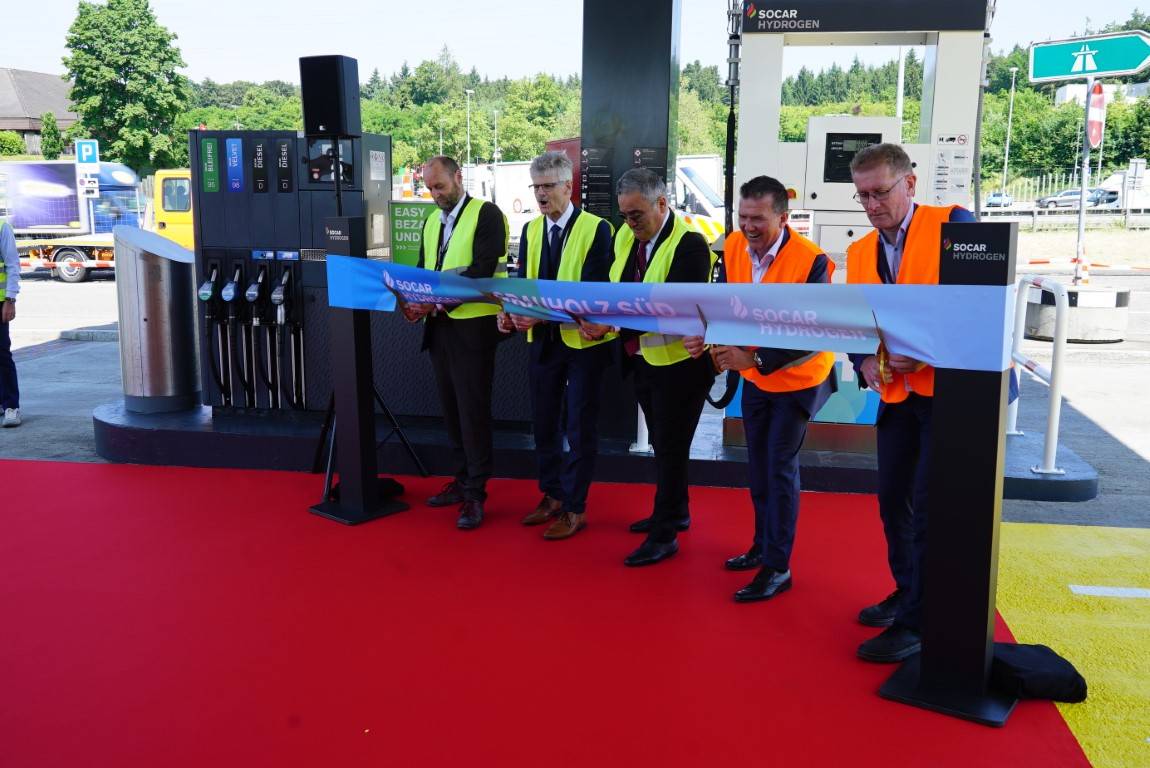 Socar eröffnet erste Wasserstoff-Tankstelle auf Autobahnraststätte