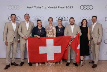 Audi Twin Cup Finale 2023: Schweizer Team holt sich den Weltmeister-Pokal im Aftersales