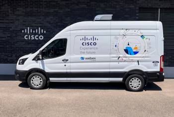 Cisco, Ford und Sortimo statten Ford E-Transit mit modernster Hybrid-Work-Technik aus