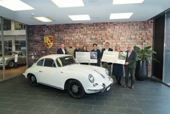 Porsche erfolgreich versteigert: 65'000 Franken für Kinderkrebshilfe Schweiz