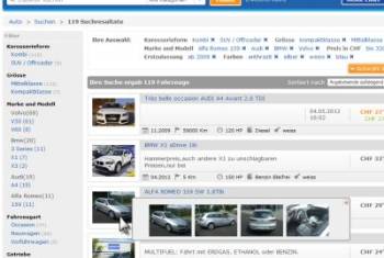 Komplett neue Suche bei auto.ricardo.ch