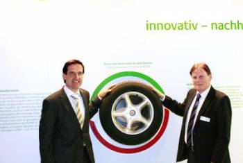 Umwelt Arena: Bridgestone zeigt Ecopia-Reifen