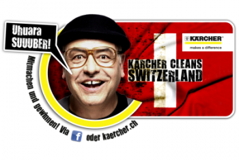 Reinigungsaktion «Kärcher cleans Switzerland»
