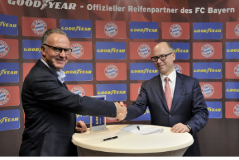 Goodyear wird Platinpartner des FC Bayern München