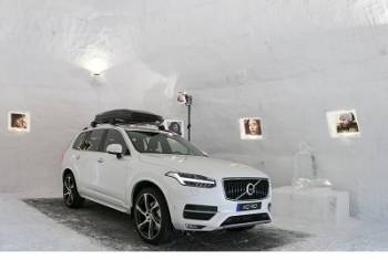 Rekord-Schneeiglu auf dem Rotenboden: Höchster Volvo-Showroom der Welt