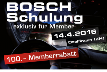 Exklusive Bosch-Schulung für MechaniXclub-Member