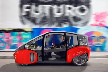 Europa-Premiere: Rinspeed zeigt urbanen Flitzer Oasis auf dem Auto-Salon Genf 2017