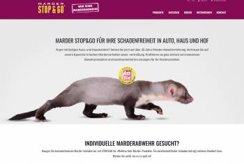 STOP&GO: ein marderisch guter Online-Auftritt