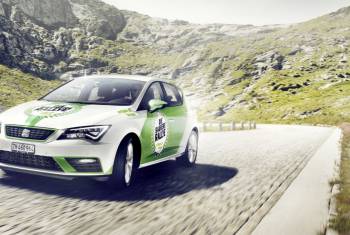 Seat ist als Fahrzeug-Sponsor Teil der Erdgas/Biogas-Rallye     