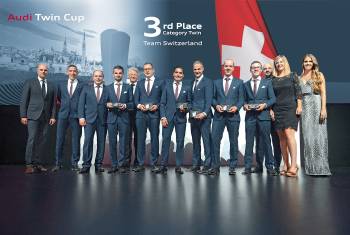 Audi Twin Cup 2017: die Schweiz holt 3. Platz bei der Service-WM 