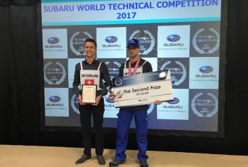 Schweizer wird Vize-Weltmeister bei Subaru Mechaniker-WM 2017