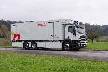 Weltweit erster 40-Tönner mit reinem Elektroantrieb in der Schweiz