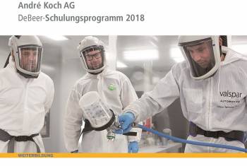 Die André Koch AG bietet erstmalig Schulungsprogramm für DeBeer Refinish an