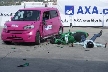 AXA-Crashtest 2018: Die Risiken der urbanen Mobilität 2030