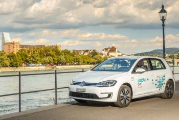 Volkswagen liefert 30 e-Golf an Carsharing Anbieter «Catch a Car» in Basel