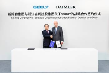Daimler und Geely teilen sich Smart