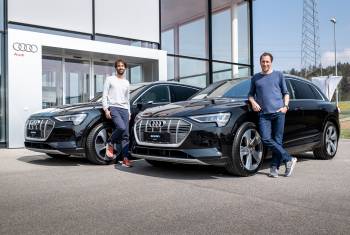 Laufschuh-Firma On erhält die ersten Schweizer Audi e-tron Modelle
