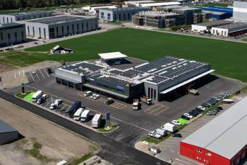 Neubau Nutzfahrzeuggarage: Kolly investiert in die Region Chablais
