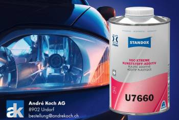 Standox VOC-Xtreme Kunststoff-Additiv U7660 revolutioniert den Markt
